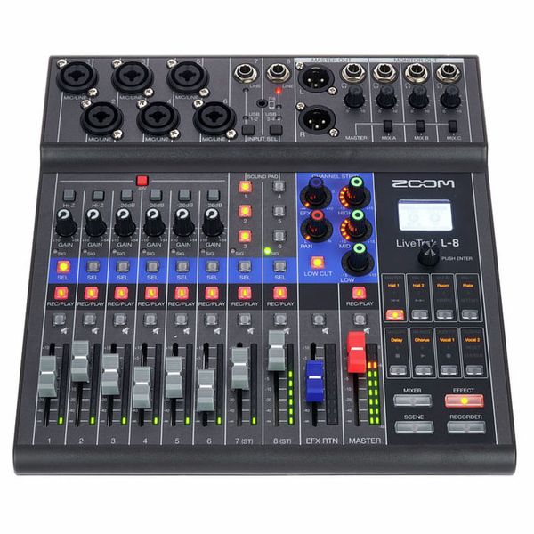 Zoom LiveTrak L-8