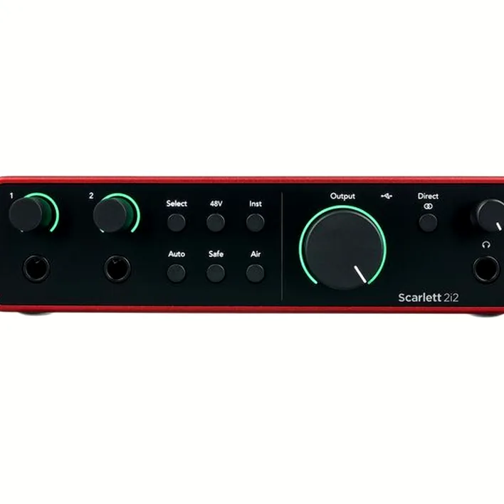 Focusrite Scarlett 2i2 4th Gen. Mic Bund