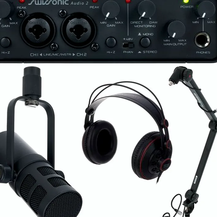 Swissonic Audio 2 Podcast Bundle