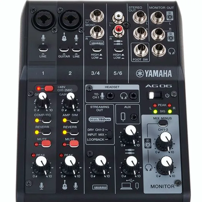 Yamaha AG06 MK2 BK