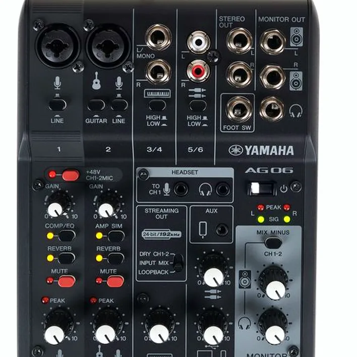 Yamaha AG06 MK2 BK