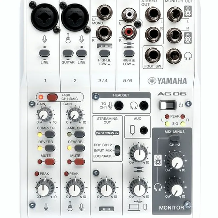 Yamaha AG06 MK2 WH