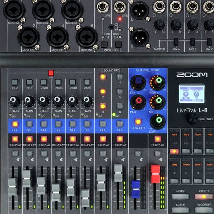 Zoom LiveTrak L-8